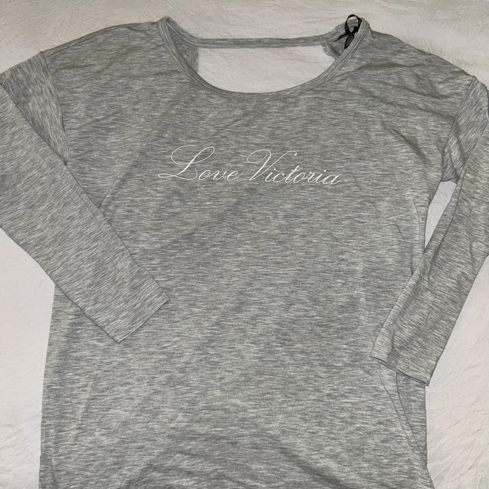 VICTORIAS SECRET Open Back Yoga Top